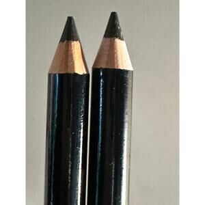 NEW 2X Lancome le Crayon Khol; Eye Liner; Black Ebony; One full size; One short